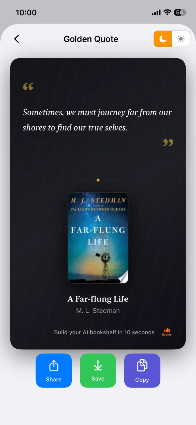 Bookra quote cards